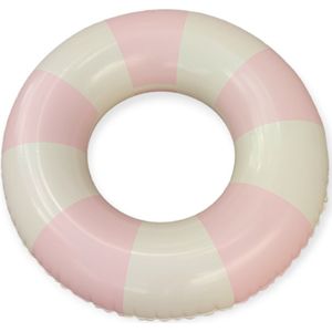 Zwemband - Opblaasband voor zwembad speelgoed - Roze/Wit - Ø 70 cm