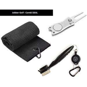 Golf Accessoires Cadeau - Pitchfork - Golfballen Handdoek Golfborstel