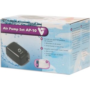 VT 145050 luchtpompset met luchtslang en luchtsteen, V-Tech Air Pump Set AP 10