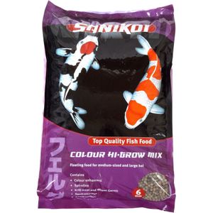 SaniKoi Colour Hi-Grow Mix Food - Visvoer - 6 mm - 10L