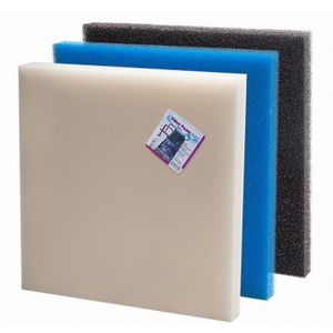 Filtermatte vt 10 ppi grau/schwarz 50x50x5cm B-Ware mit Farbabweichnungen - Velda