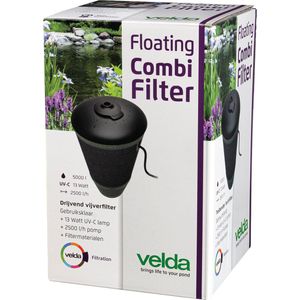 Velda - Drijvende Combi Filter - 2500 - Waterdicht - Inclusief UV-C-eenheid