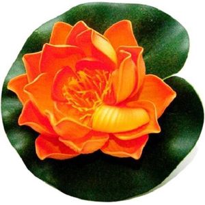Velda Waterlelie Lotus 10 Cm Foam Oranje/groen