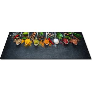 Papillon Keukenmat - De Dikke Keukenloper - 180x52 cm - Kruiden