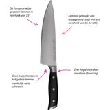 Diamant Sabatier - Integra - Vleesmes - RVS/POM - 20cm - Geschenkdoos