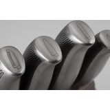 Diamant Sabatier Riyouri Messenblok - 5-delig - Zwart Hout/RVS