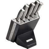 Diamant Sabatier Riyouri Messenblok - 5-delig - Zwart Hout/RVS