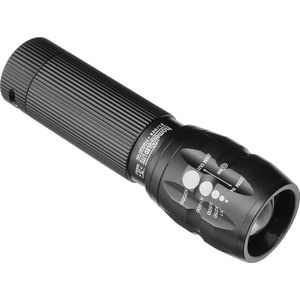 Homeij Slider - LED Zaklamp - Aluminium - Zwart