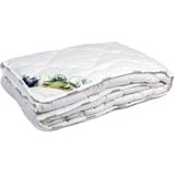 Texeler - Slaapzacht Satijn - Dekbed - Wit - Wol - 240 x 220 cm