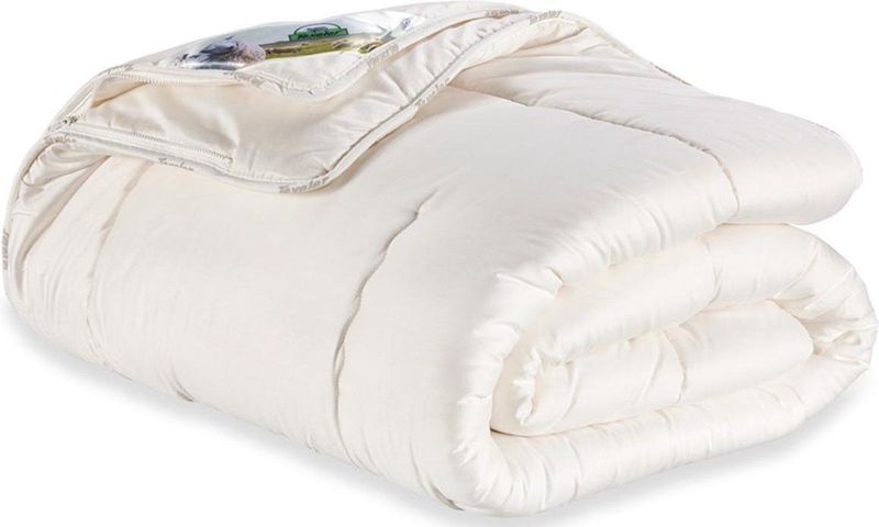 Texeler - Slaapzacht Satijn - Dekbed - Wit - Wol - 240 x 220 cm