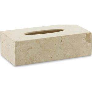 Aquanova - Luxor - Tissuehouder - Beige - Marmer