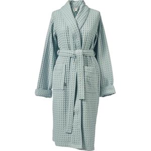 Badjas Unisex Mannen Vrouwen Badjas 100% Katoen Wafel Gebreide Lichtgewicht Kimono Spa & Badjassen For Mannen & Vrouwen (Color