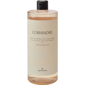 Aquanova - Paris - Vloeibare Hand en Lichaam Zeep - Koriander - 1000 ml