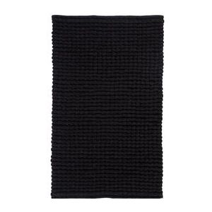 Aquanova - Axel - Badmat - Zwart - Polyester/Katoen - 70 x 120 cm