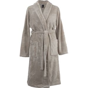 Aquanova - Mya - Badjas - Taupe - 100% Polyester Fleece