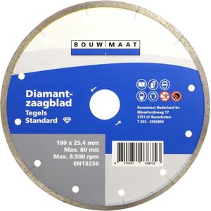Bouwmaat Tegels standard Diamantzaagblad 180 mm