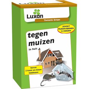 Luxan Tomorin muizengif - graan lokdoos 2 stuks