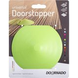 Doornado Deurstopper van stevig rubber - zonder boren - voor alle gangbare deuren en vloeren - 118 x 25 mm - blauw