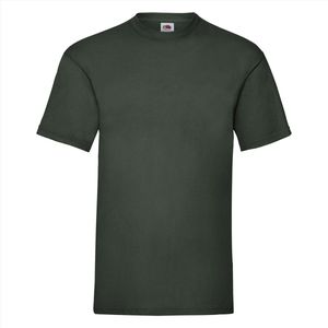 Fruit of the Loom T-shirt Valueweight Bottle Green ( 5 stuks onbedrukt)