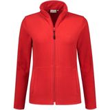 Santino Bormio Ladies Fleecejack Red maat S