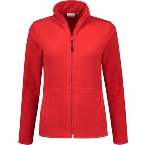 Santino Bormio Ladies Fleecejack Red maat S