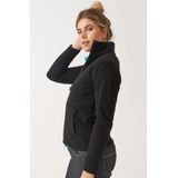 Santino Bormio Ladies Fleecejack Black maat S