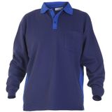 Hydrowear sweater Tegelen Marine/Korenblauw maat L