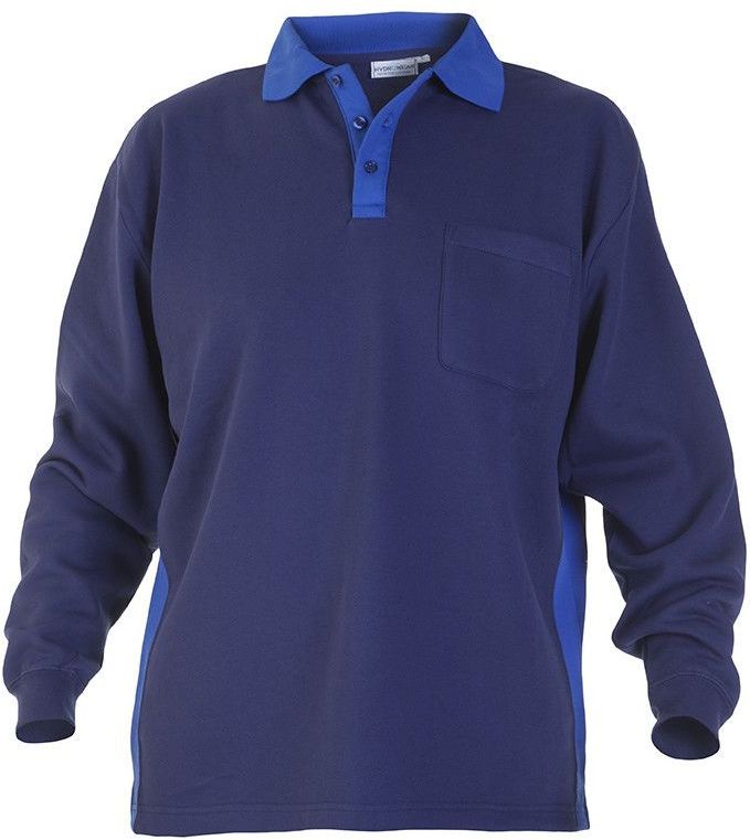 Hydrowear sweater Tegelen Marine/Korenblauw maat L