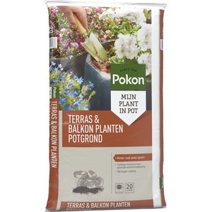 Pokon Terras & Balkon Planten Potgrond - 20L - 180 dagen voeding
