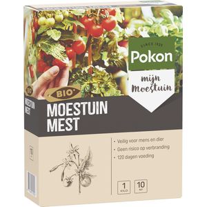 Pokon Bio Moestuin Mest - 1kg - Meststof (biologisch) - 120 dagen moestuinvoeding