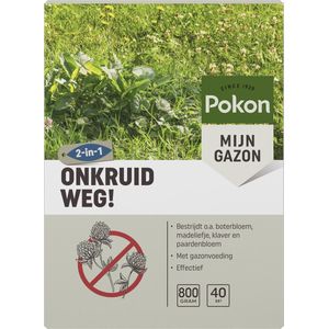 Pokon Onkruid Weg! - 800gr - Onkruidverdelger - Geschikt voor 40m² - Onkruidbestrijder