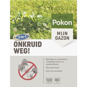 POKON ONKRUID WEG! 1600 GRAM 80M²