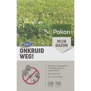 POKON ONKRUID WEG! 2400 GRAM 120M²