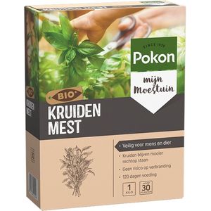 Kruiden mest | Pokon | 1 kg (Voor 30 planten, Bio-label)