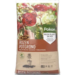 Pokon Rozen Potgrond - 30L - Biologische potgrond - 100 dagen voeding