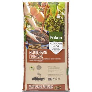 Pokon Mediterrane Potgrond - 45L - Biologische potgrond - 100 dagen voeding