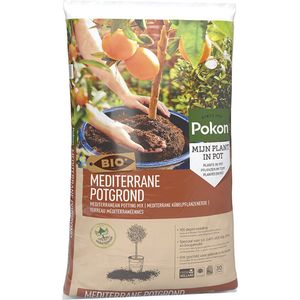 Pokon Mediterrane Potgrond - 45L - Biologische potgrond - 100 dagen voeding