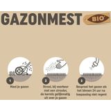 Pokon Bio Gazonmest - 8,4kg - Mest  - Geschikt voor 125m² - 120 dagen biologische voeding