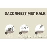 Pokon Gazonmest met Kalk - 8,4kg - Mest  - Geschikt voor 125m² - 120 dagen voeding