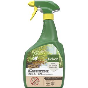 Pokon Bio tegen Hardnekkige Insecten Spray - 800ml - Kant-en-klaar - Zichtbaar effect binnen 24 uur - Bestrijdt o.a. wolluizen, dopluizen, schildluizen en spintmijten