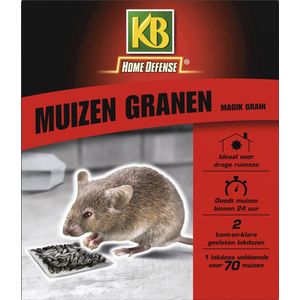 KB Home Defense - KB Muizen Granen met Lokstation 2 Stuks