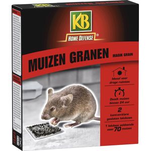 KB Home Defense - KB Muizen Granen met Lokstation 2 Stuks