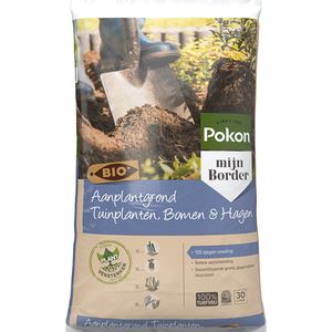 Pokon Bio Aanplantgrond Voor Tuinplante - Bomen & Hagen - 30l - 100 Dagen Voeding