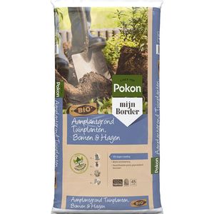 Pokon Bio Aanplantgrond voor Tuinplanten, Bomen & Hagen - 45l - 100 dagen voeding