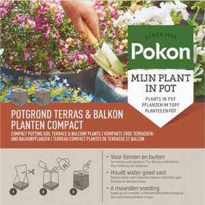 Pokon Terras & Balkon Planten Potgrond Compact 20L | Duurzaam