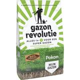 Pokon Gazon Revolutie - 7,5kg - Gazonmest / Graszaad / Bodemverbeteraar - Geschikt voor 150m² - Binnen 15 dagen resultaat