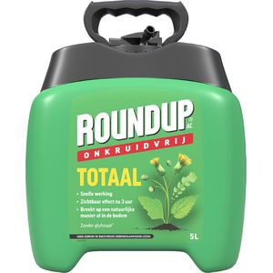 ROUNDUP® Totaal Onkruidvrij Kant en Klaar Spray incl. Drukspuit - 5L voor 50m² - Onkruidverdelger - Onkruidverwijderaars zonder glyfosaat