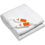 Cresta Care KTS120 Elektrische Warmtedeken 2 persoons met 180 minuten timer en machine wasbaar 160x140 cm