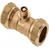 VSH - Knel Messing Knelkoppeling - Ontluchter - 15mm