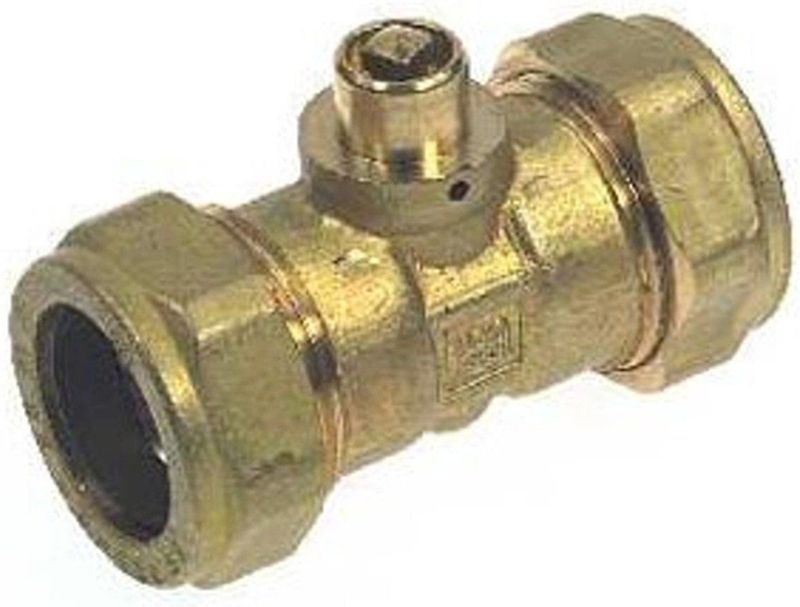 VSH - Knel Messing Knelkoppeling - Ontluchter - 15mm